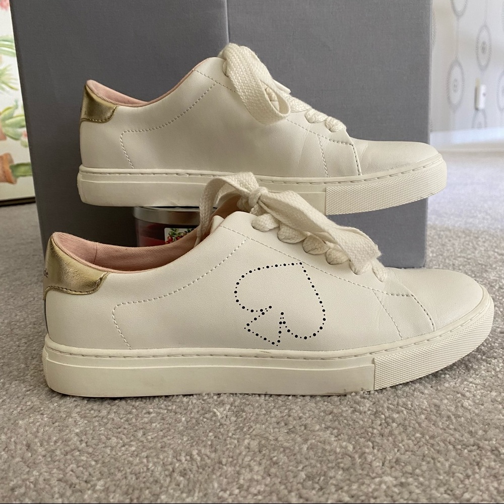 Kate Spade Angelise White Tennis Shoes